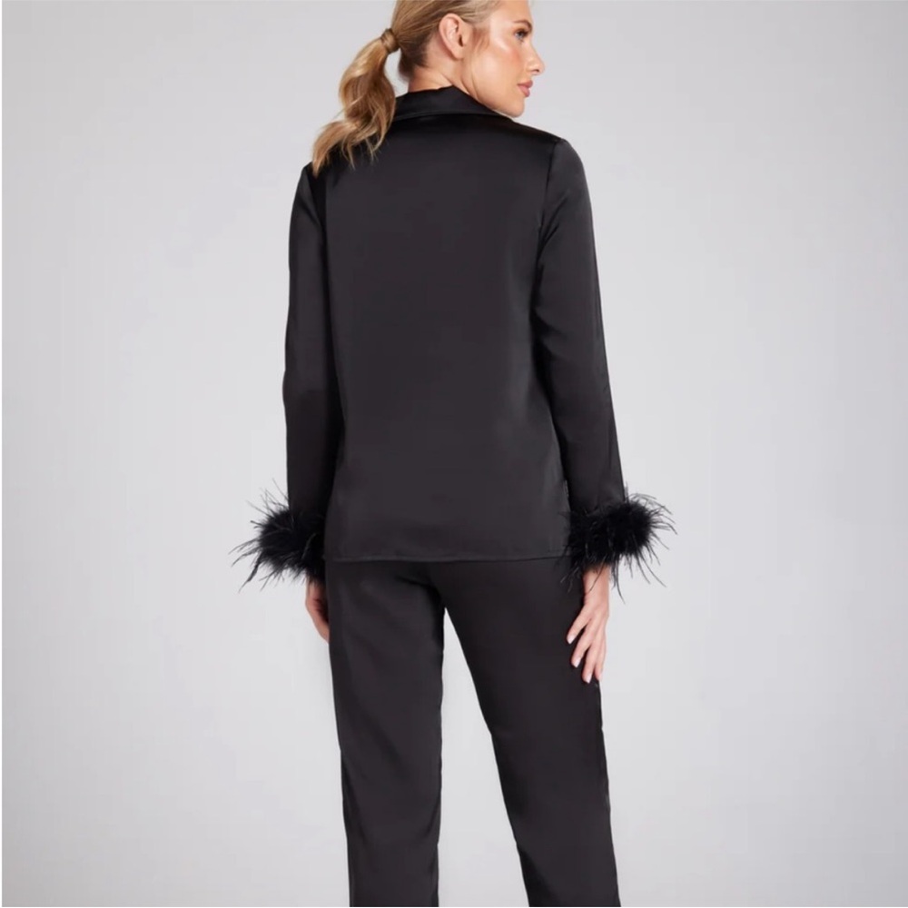 Nadine Merabi Darcie black pajamas NWOT - Picture 2 of 8